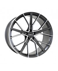 Replica A970 Matte-Graphite-With-Machined-Face_Forged R22 W10.0 PCD5x112 ET21 DIA66.5  